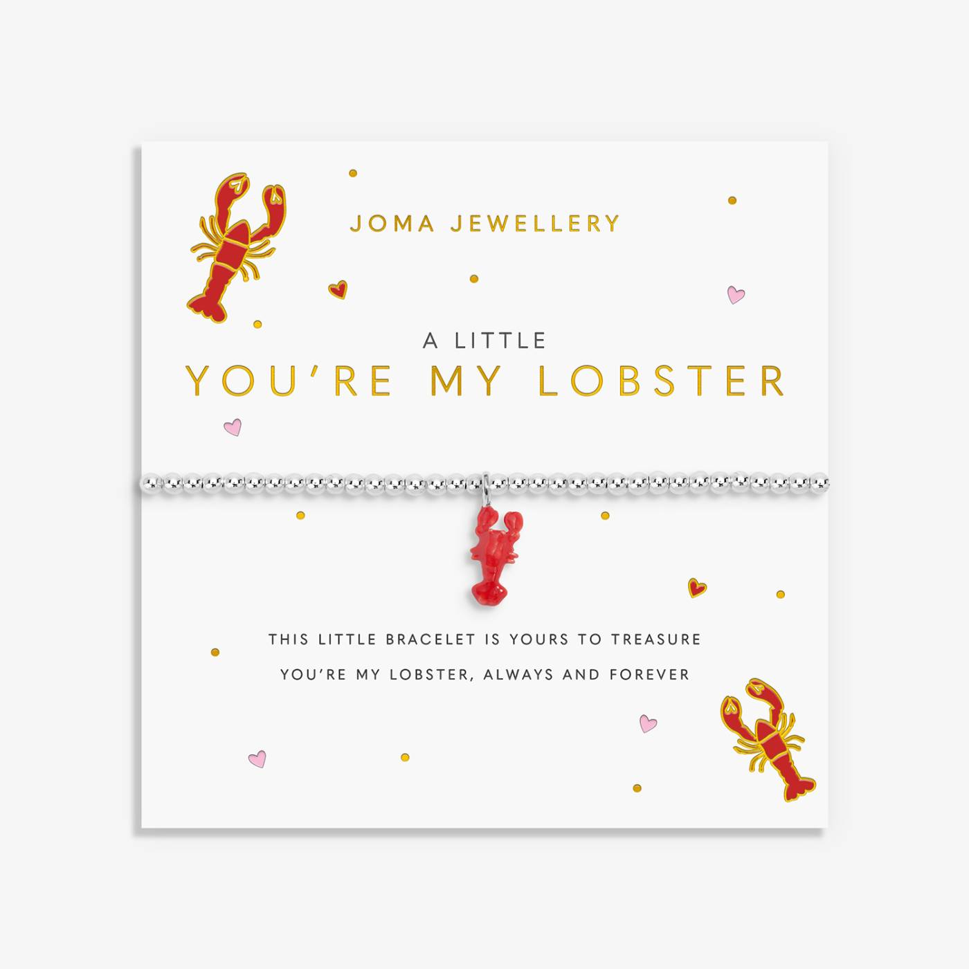 Joma Jewellery A Little You're My Lobster Bracelet