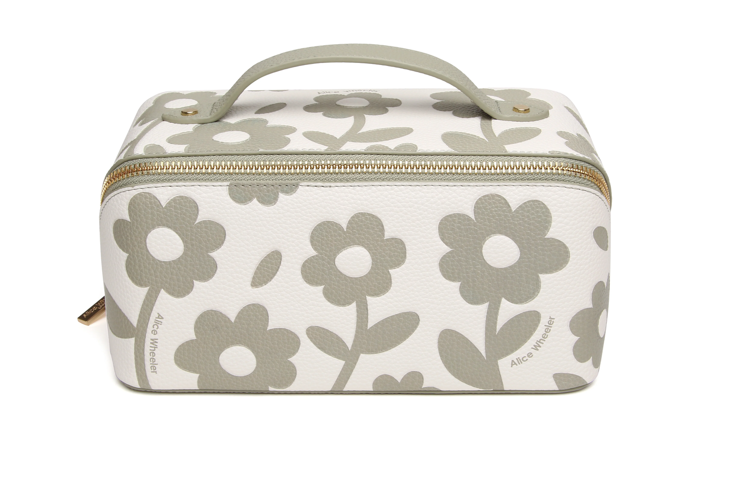 Alice Wheeler Mini Train Case Pistachio Floral