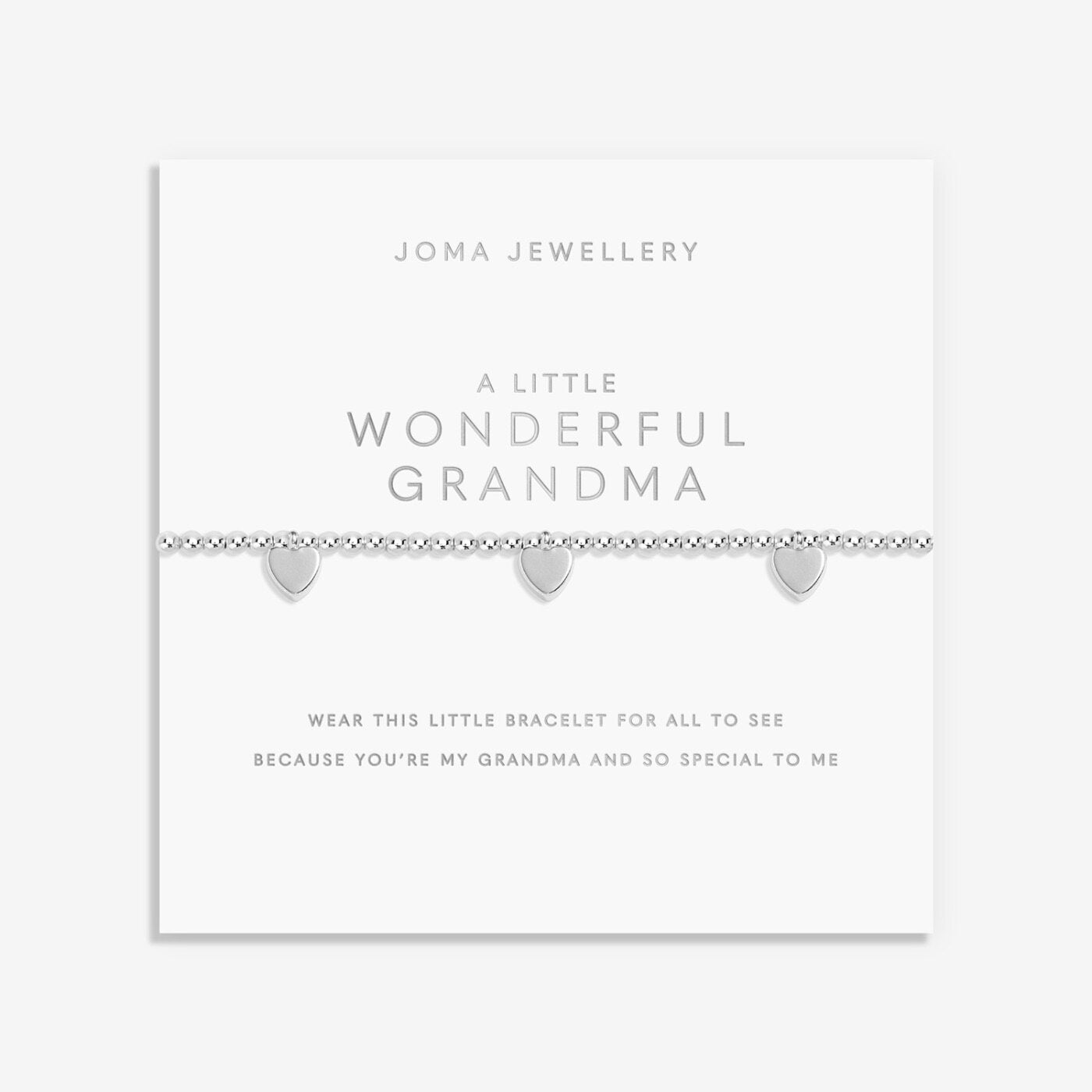 Joma Jewellery a Little "Wonderful Grandma" Bracelet