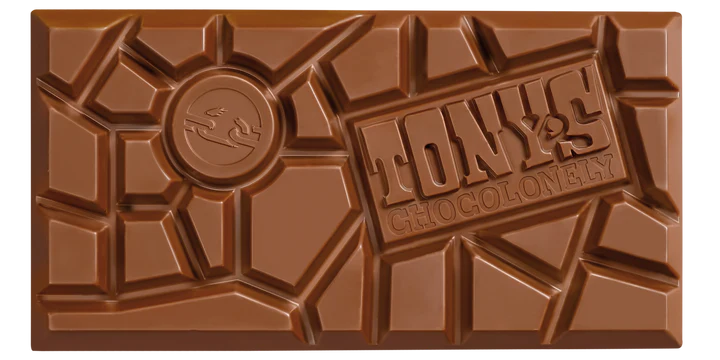 TONY'S Chocolonely Milk Rice Crispy Caramel Chocolate Bar