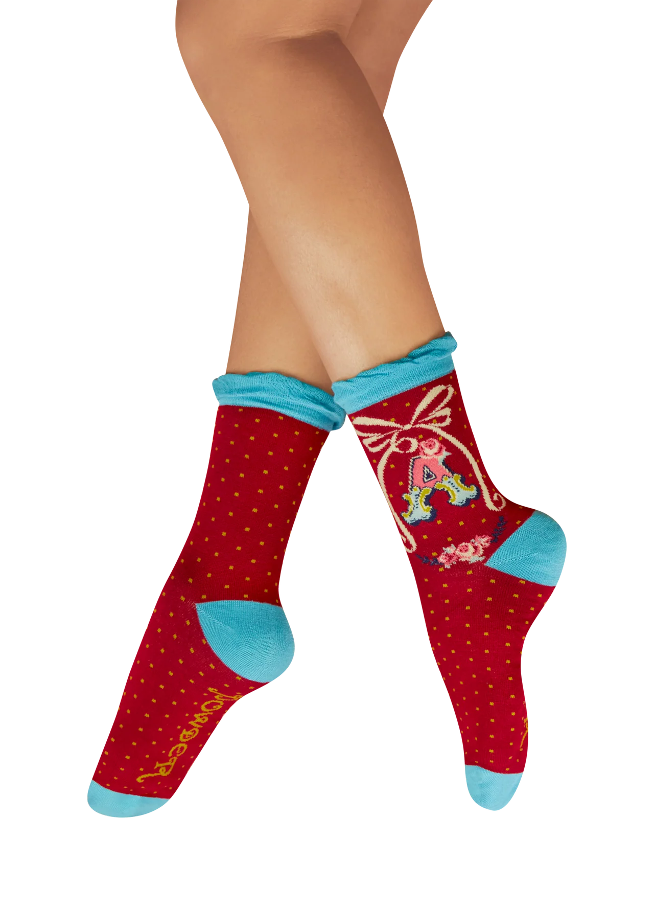 Powder Initial Socks - A