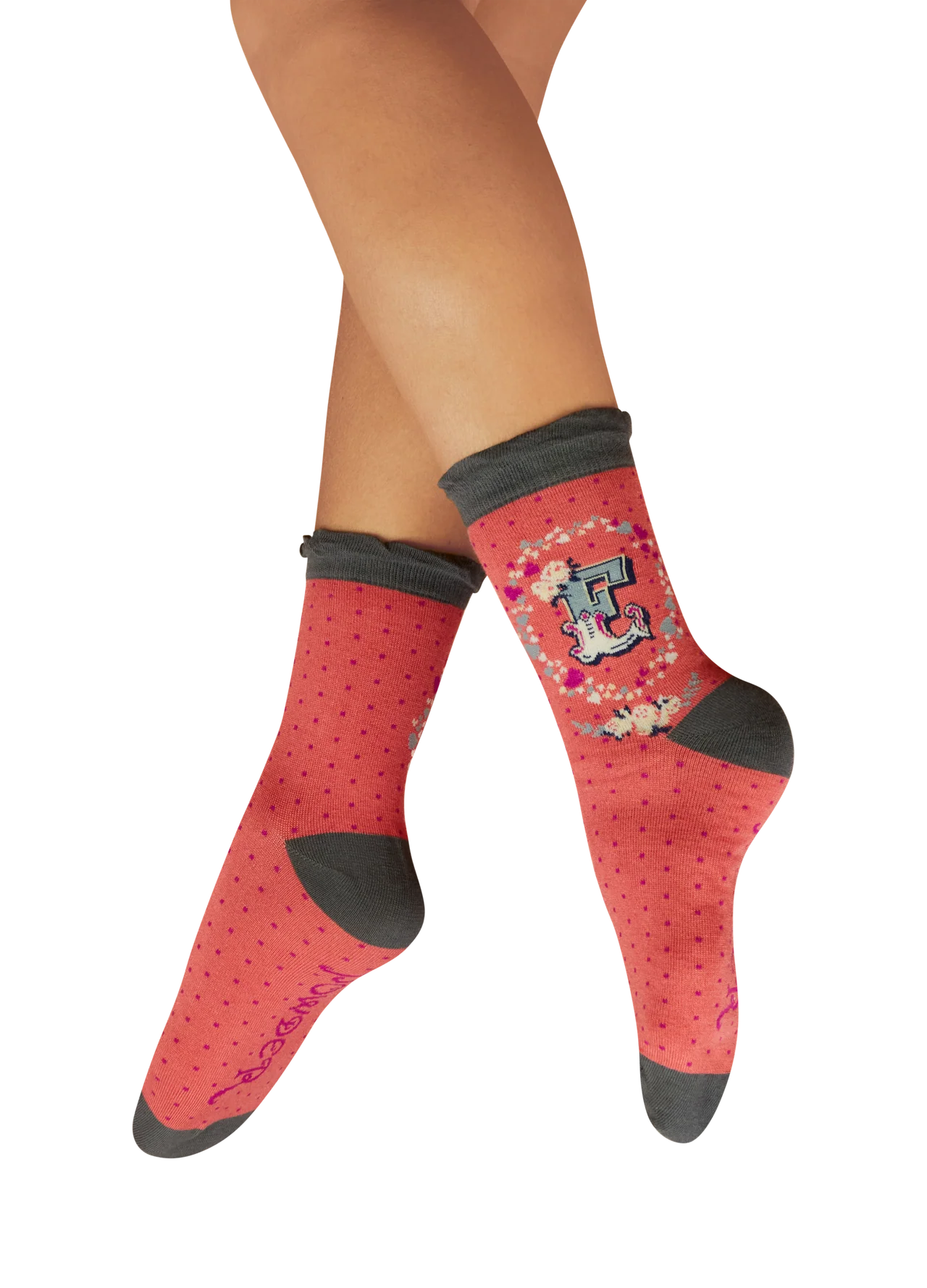Powder Initial Socks - E
