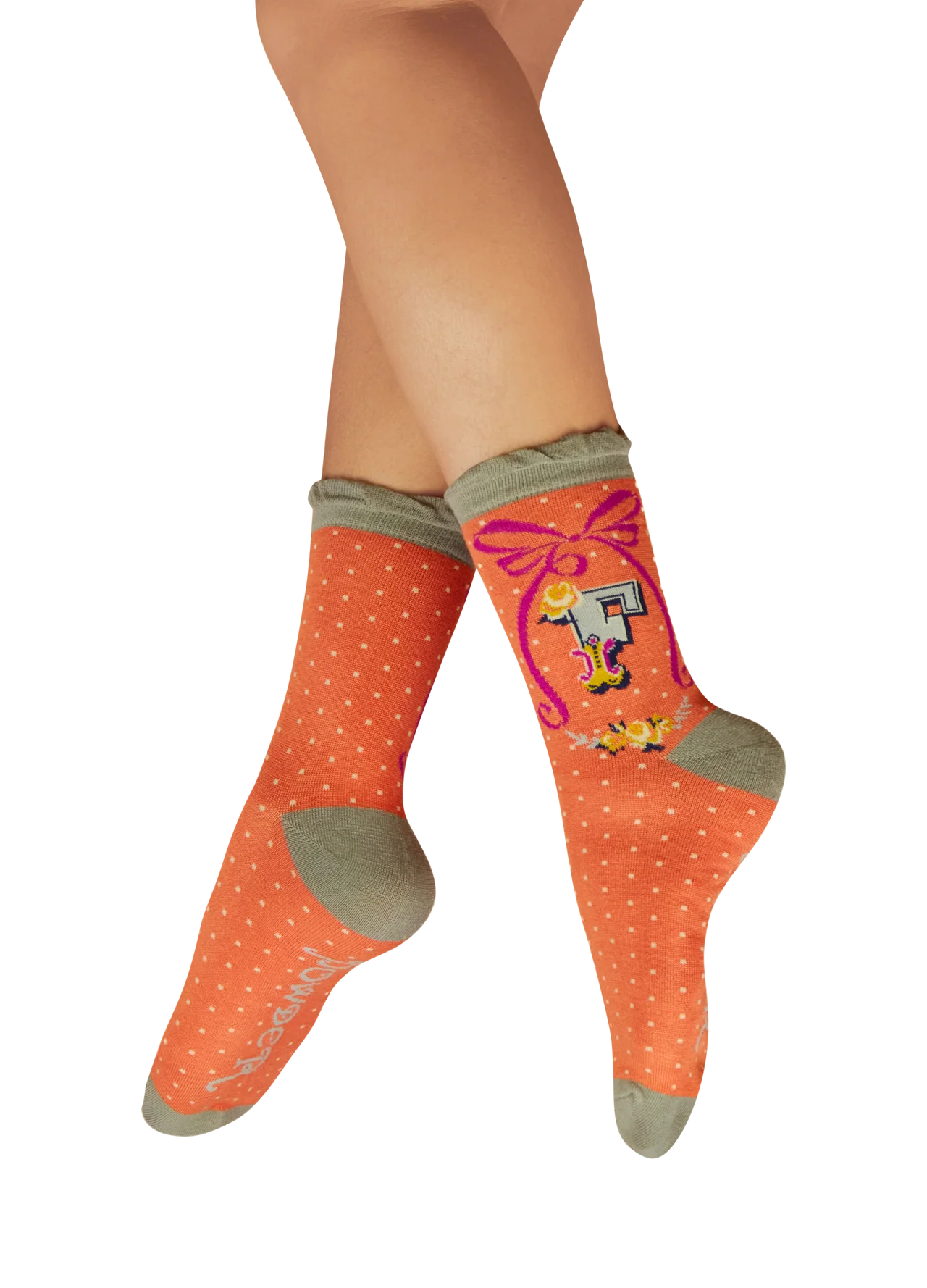 Powder Initial Socks - F
