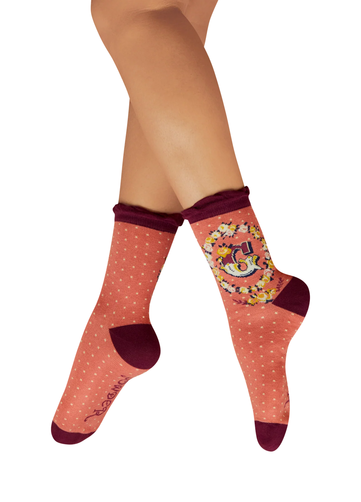 Powder Initial Socks - G