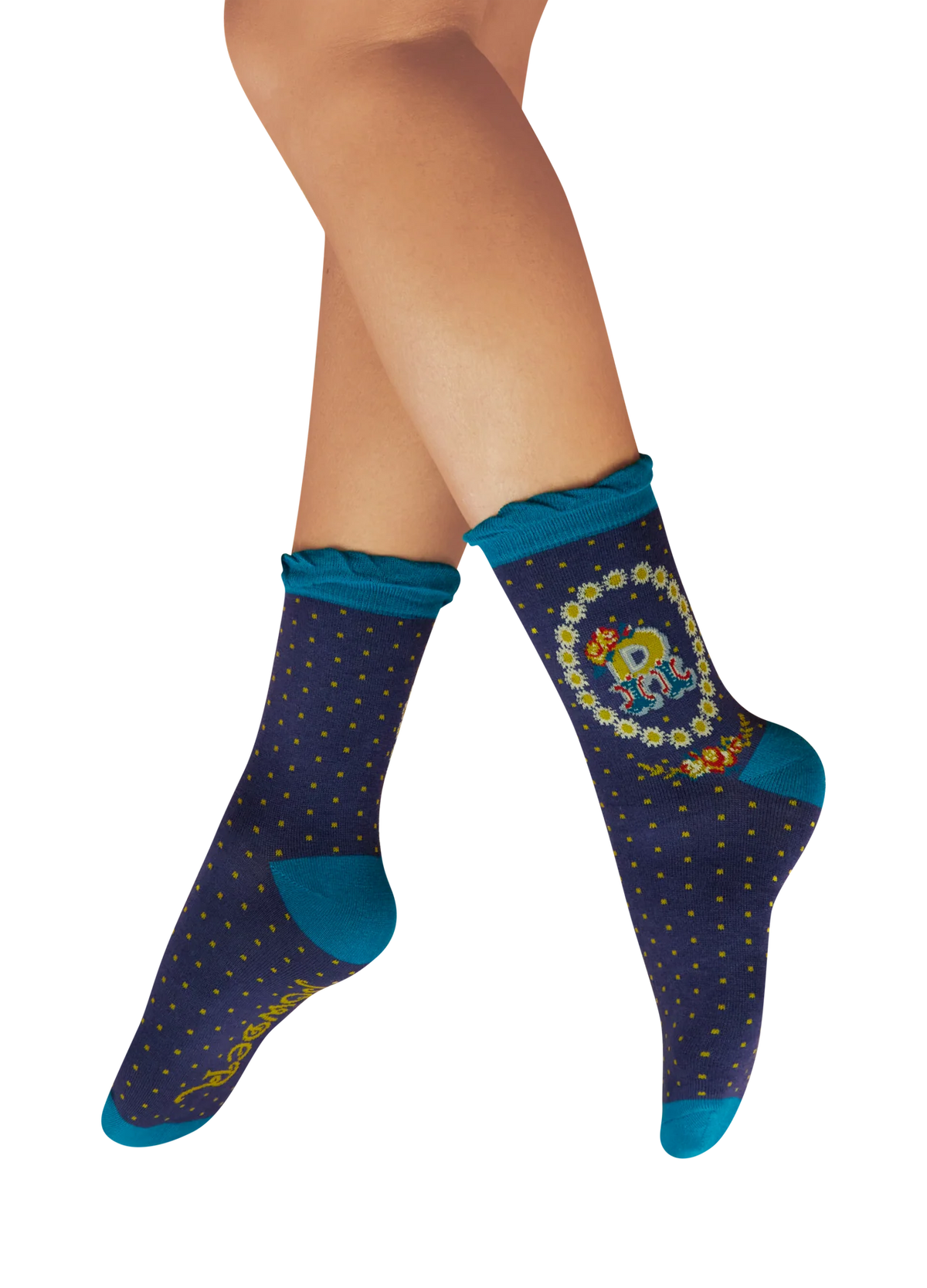 Powder Initial Socks - R