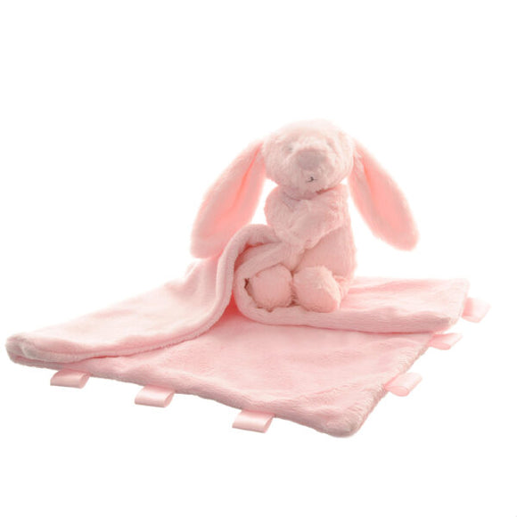 Ziggle Comforter Blanket, Pink Bunny