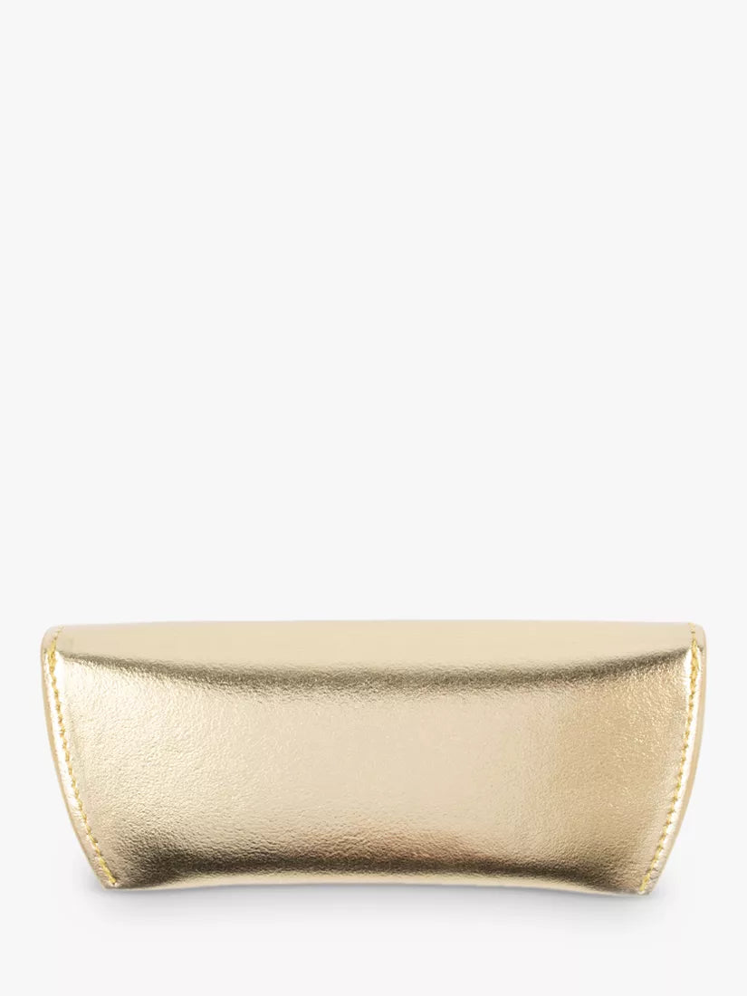 Caroline Gardner Gold Flap Glasses Case