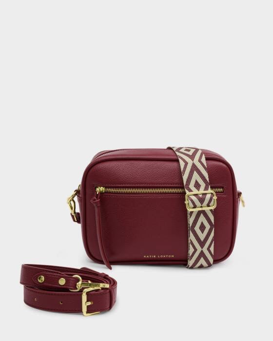 Katie Loxton Hallie Crossbody Bag Cherry