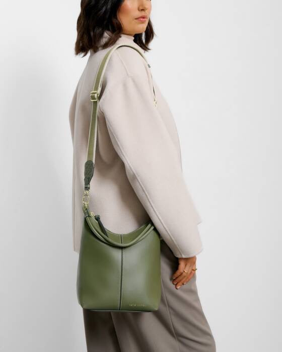 Katie Loxton Hallie Satchel Bag Khaki