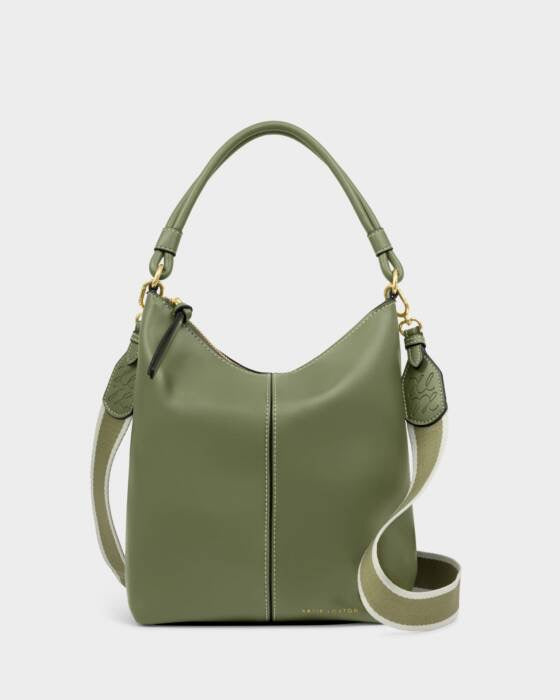 Katie Loxton Hallie Satchel Bag Khaki