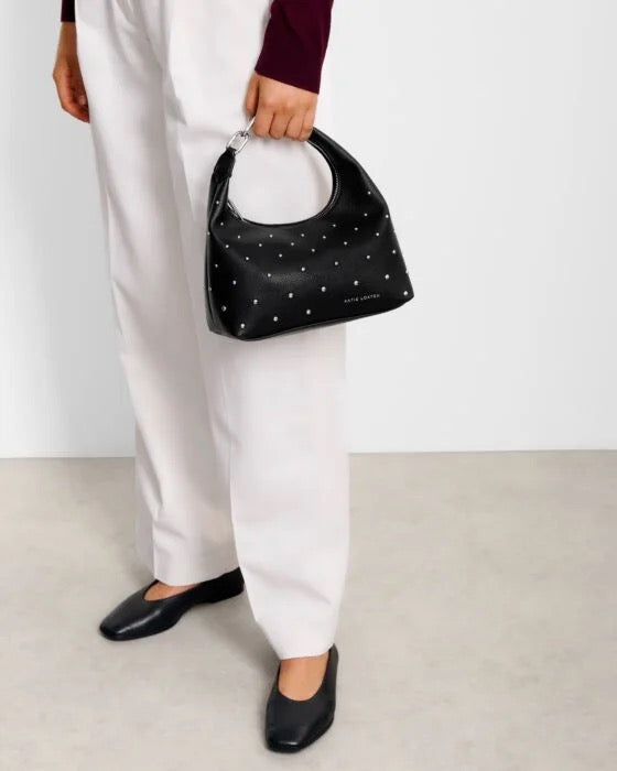 Katie Loxton Meela Black Studded Multiway Bag