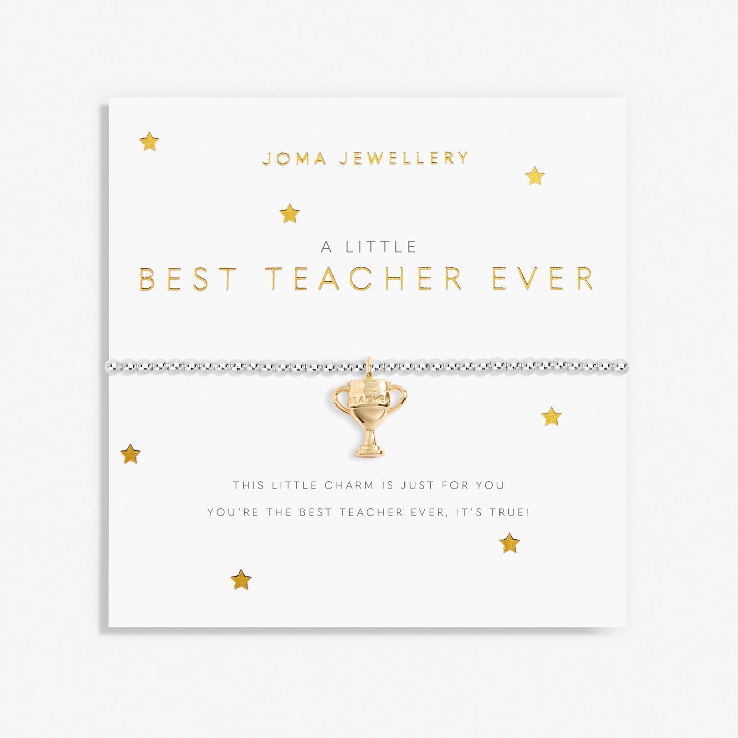 Joma a little Best Teacher Ever Bracelet