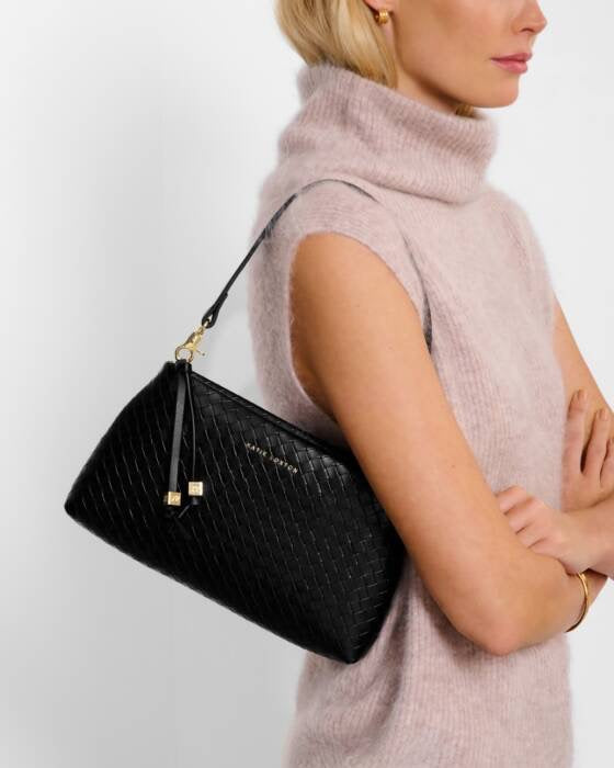 Katie Loxton Nova Woven Texture Clutch Bag