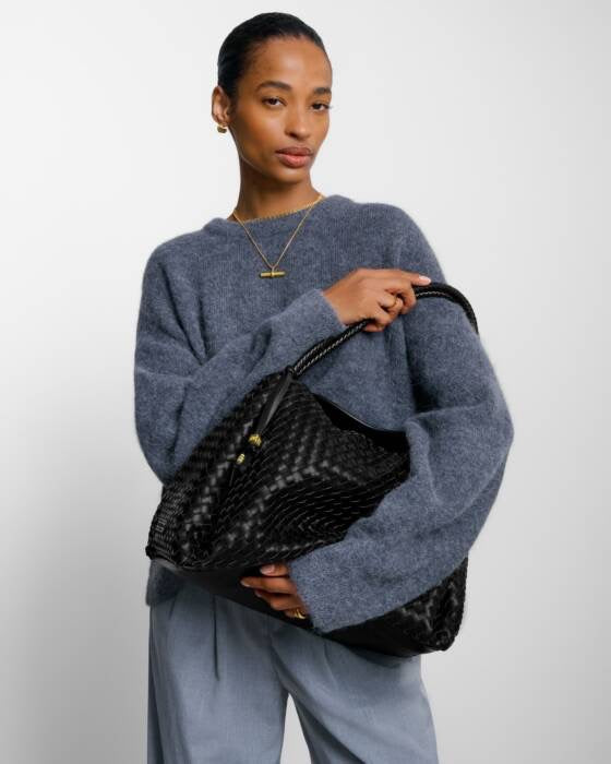 Katie Loxton Nova Hand Woven Large Shoulder Bag