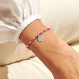 Joma Jewellery Dreamcatcher Bracelet in Coral and Silver plating