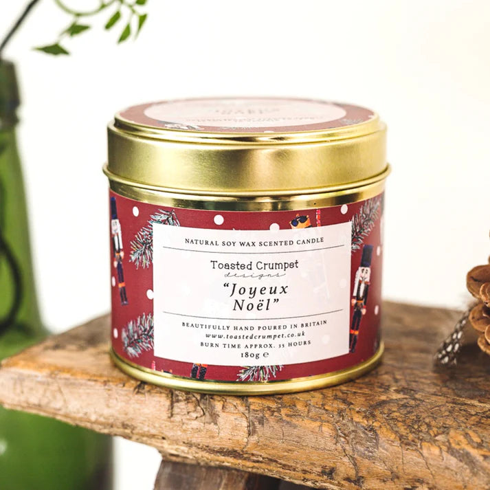 Toasted Crumpet Joyeux Noel Candle