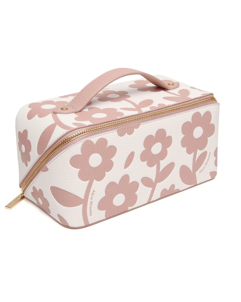 Alice Wheeler Mini Train Case Pink Floral