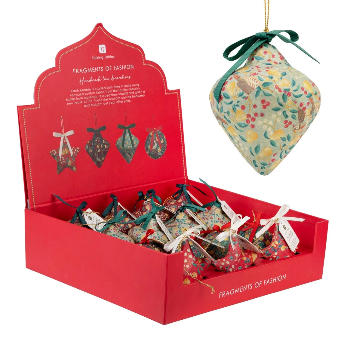 Talking Tables Fragments of Fashion Partridge Baubles