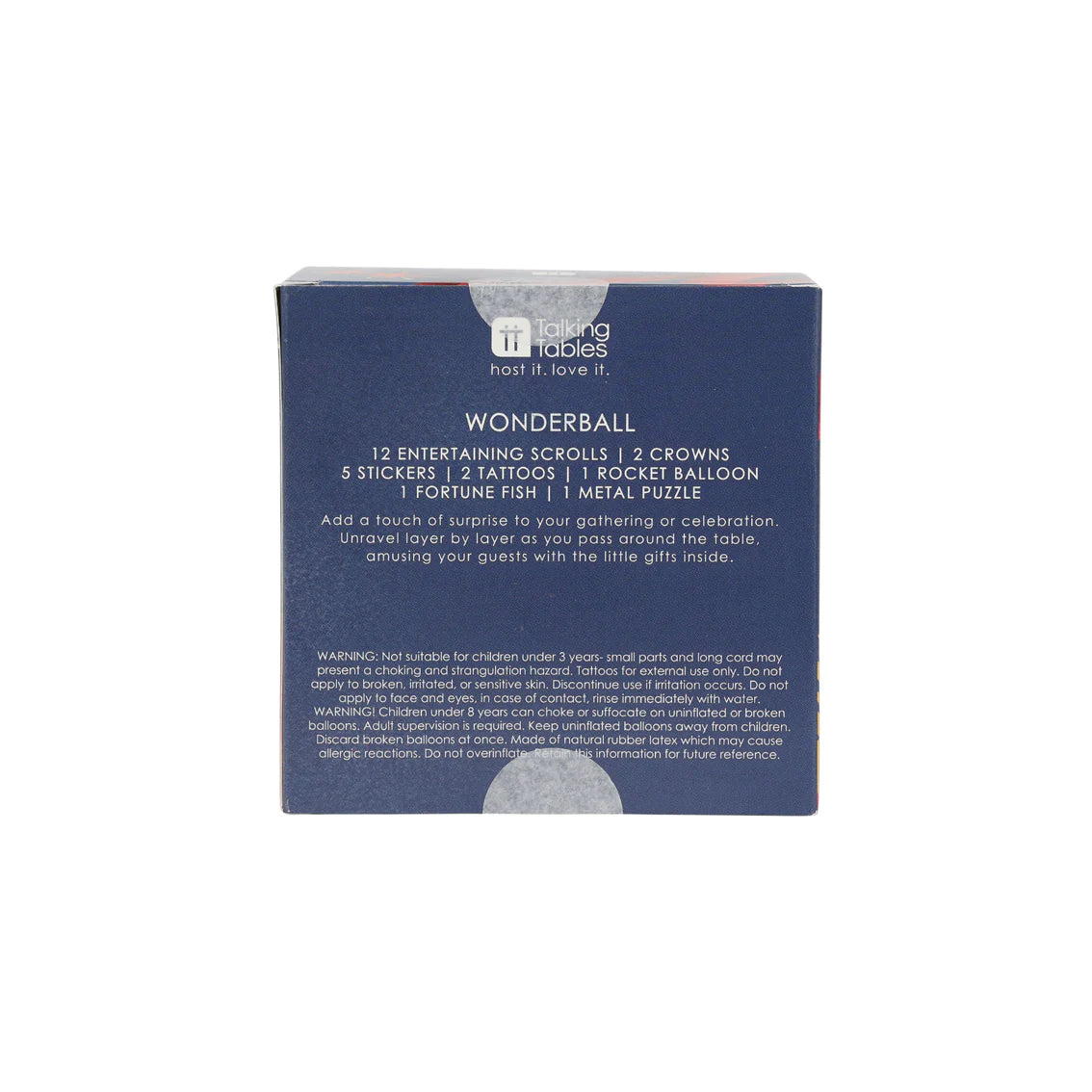 Talking Tables Surprise Retro Wonderball Pass the Parcel Game