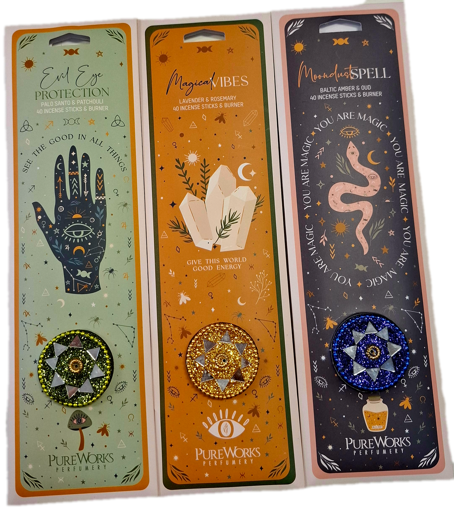 Pure Works Perfumery Incense sticks and Burner