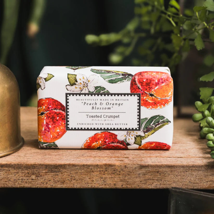 Toasted Crumpet Peach & Orange Blossom Soap