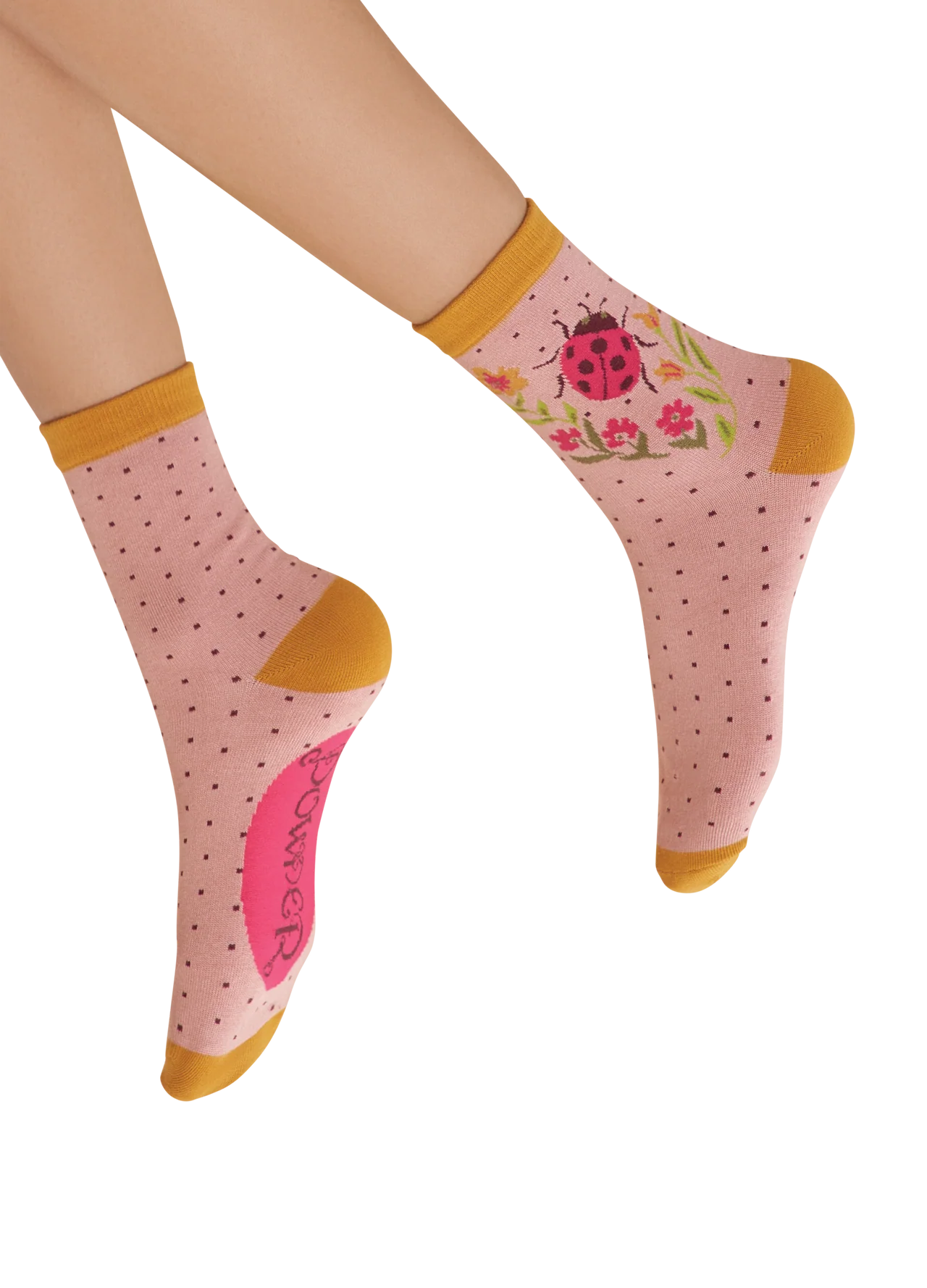 Powder Ladies Socks - Ladybirds