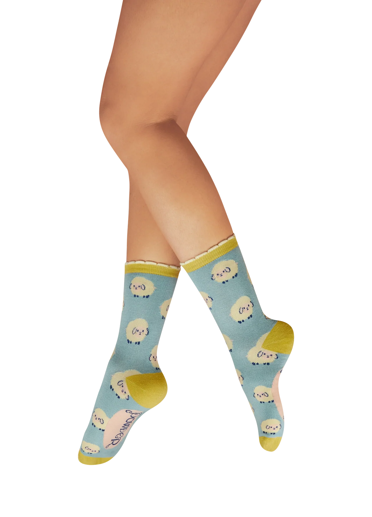 Powder Ladies Socks - Marshmallow Sheep