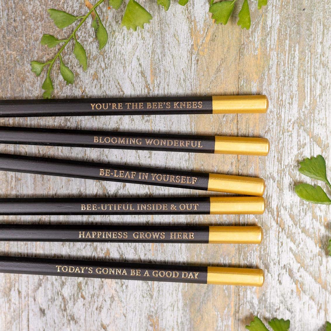 Toasted Crumpet The Regency Gardens Set of 6 Pencils