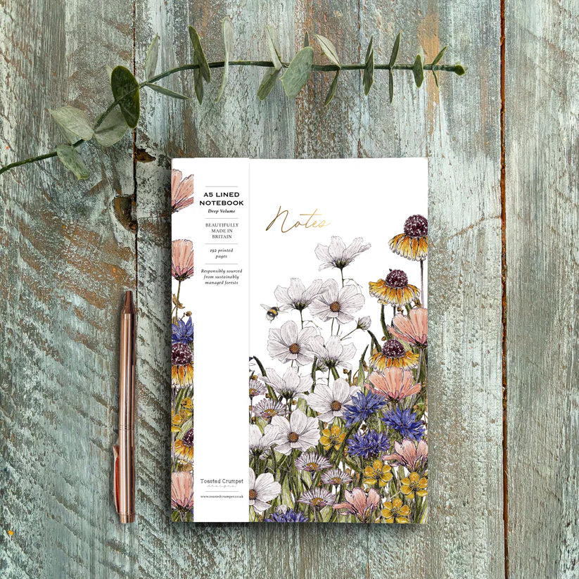 Toasted Crumpet The Regency Gardens A5 Chunky Notebook