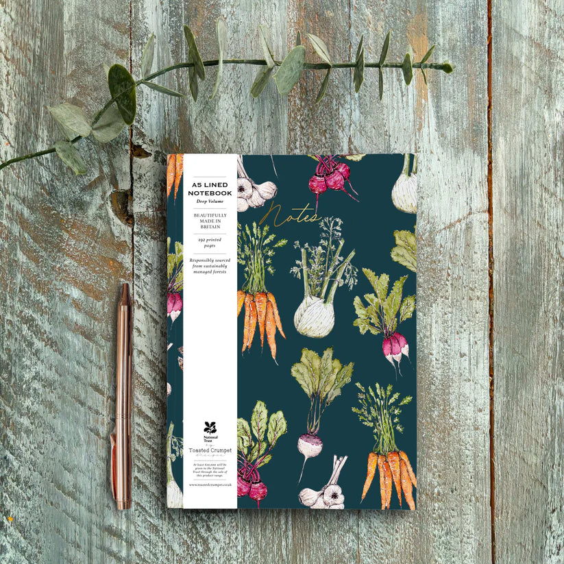 Toasted Crumpet The Kitchen Garden A5 Chunky Notebook