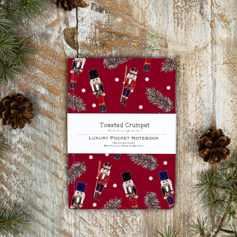 Toasted Crumpet Nutcracker A6 Lined Pocket Notebook