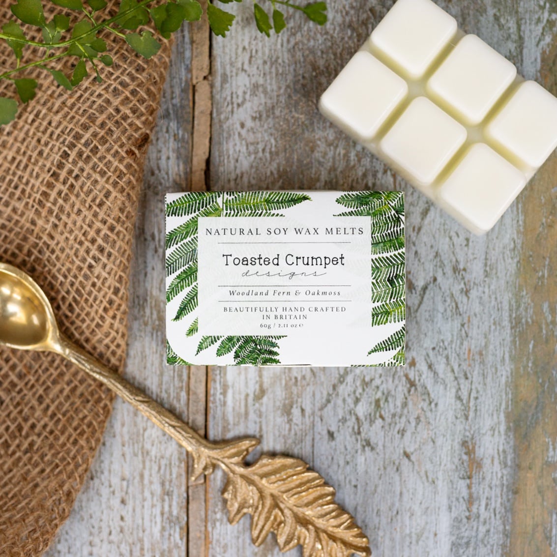 Toasted Crumpet Woodland Fern & Oak Moss Soy Wax Melts
