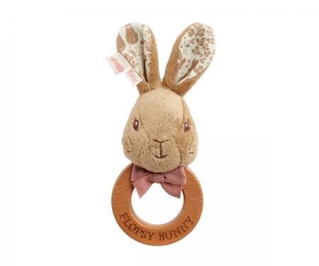 Flopsy Bunny Peter Rabbit Plush Rattle
