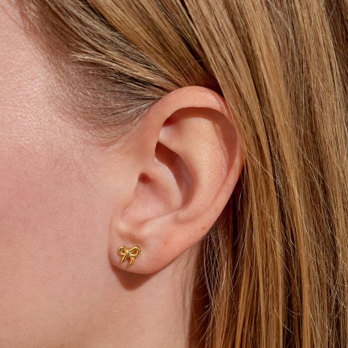 Joma Jewellery Mini moments Bow stud