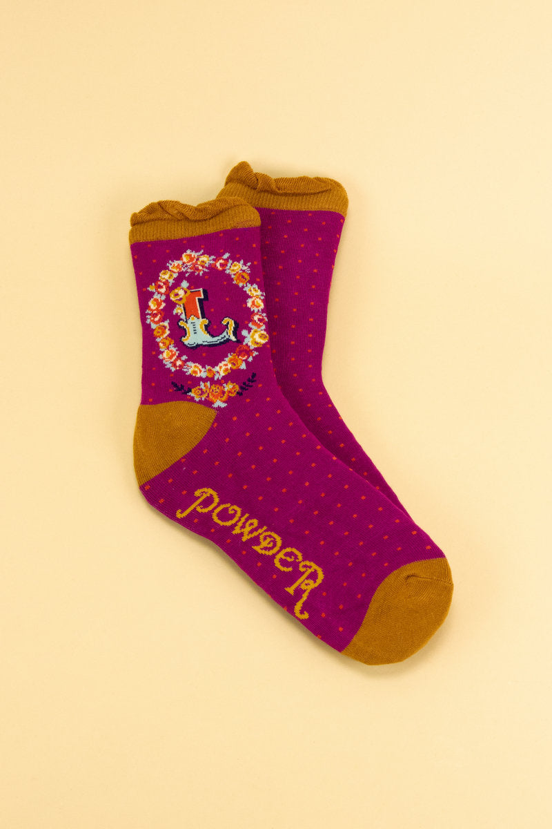 Powder Initial Sock - L