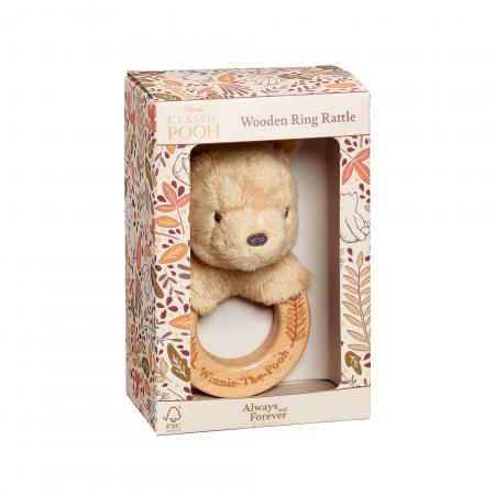 Winnie The Pooh Plush Rattle