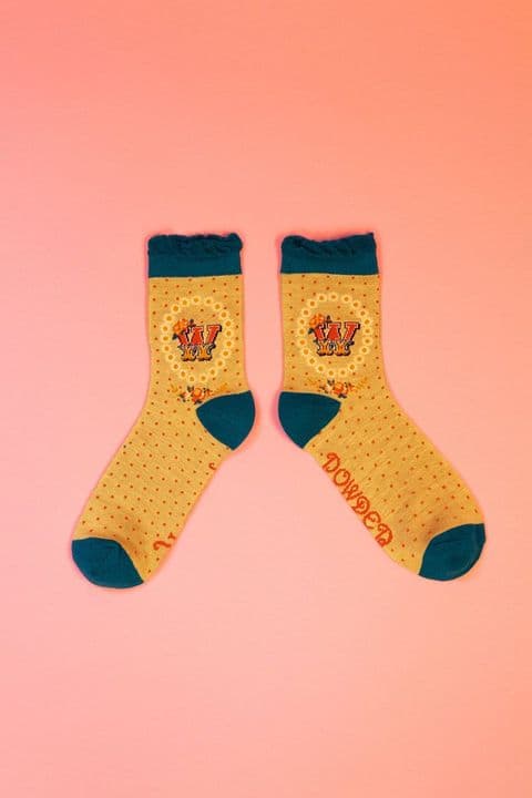 Powder Initial Socks - W
