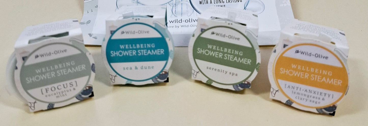 Wild Olive Wellbeing Shower Steamer