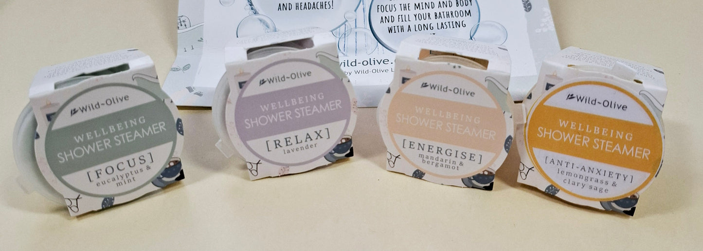 Wild Olive Wellbeing Shower Steamer