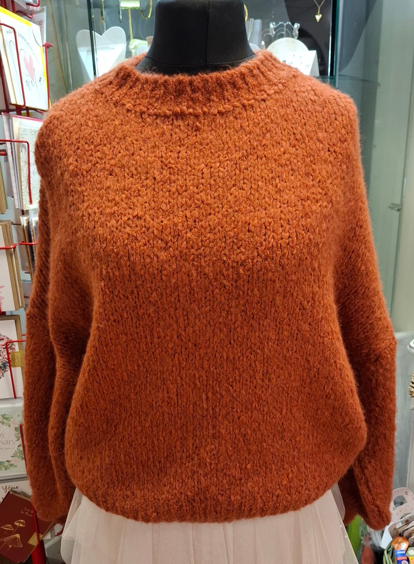 Womens Super Soft Oversize Crew neck Jumper - Various Colours