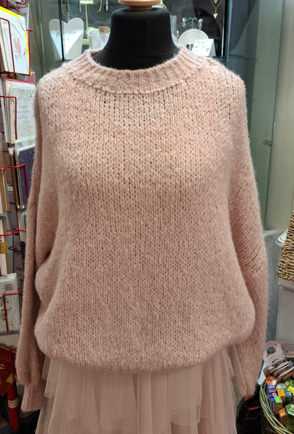 Womens Super Soft Oversize Crew neck Jumper - Various Colours