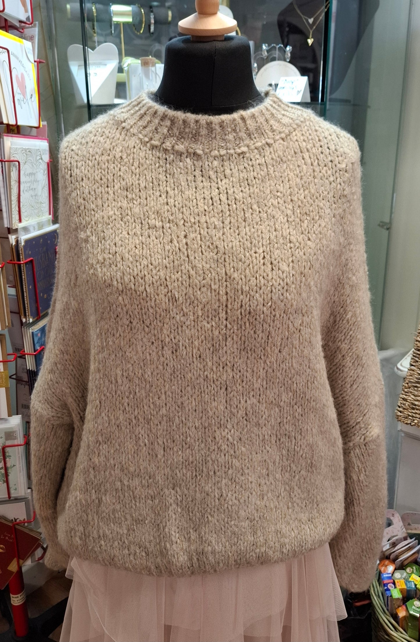Womens Super Soft Oversize Crew neck Jumper - Various Colours