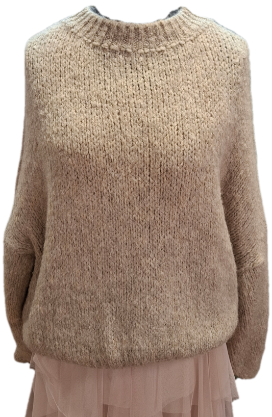 Womens Super Soft Oversize Crew neck Jumper - Various Colours