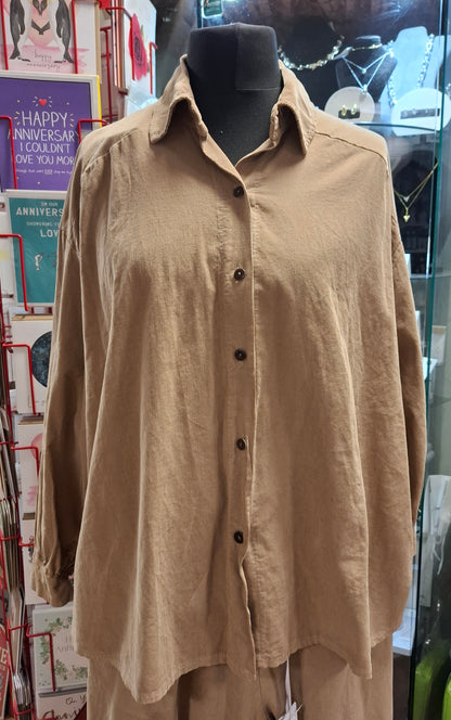Super Soft Needle Cord Shirt - Various colours