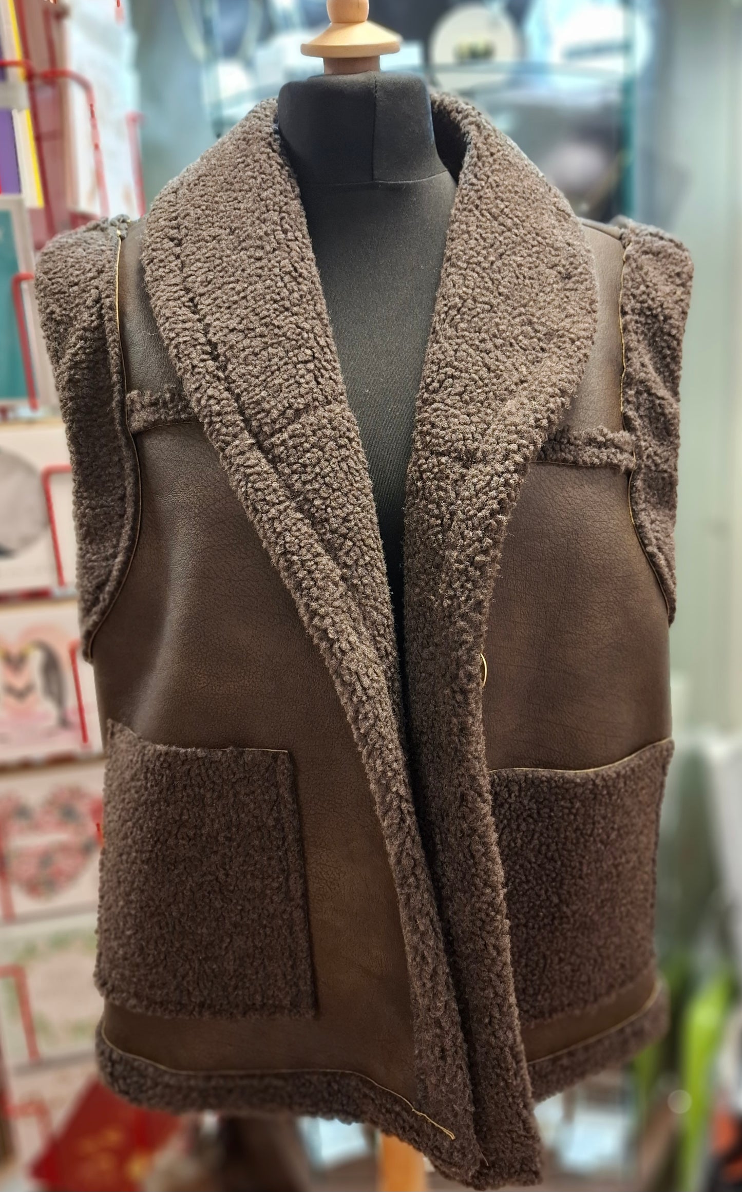 Faux Shearling Gilet - Various Colours available