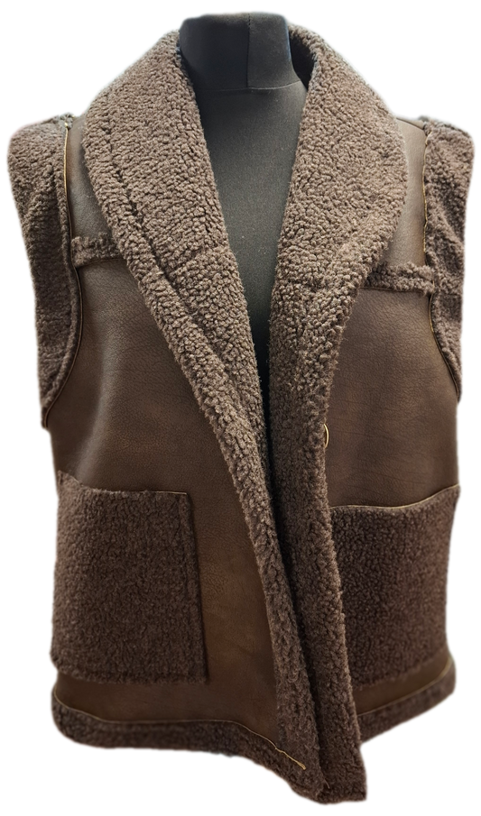 Faux Shearling Gilet - Various Colours available