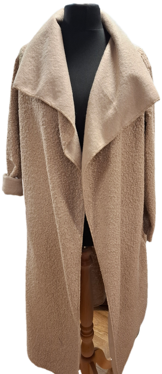 Boucle Waterfall Front Coat - Various colours available