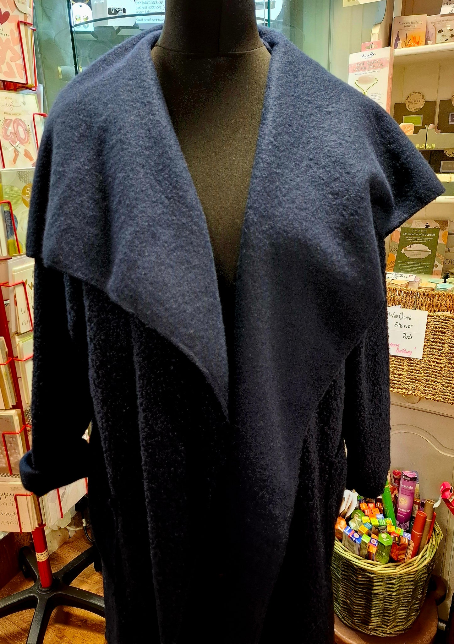 Boucle Waterfall Front Coat - Various colours available