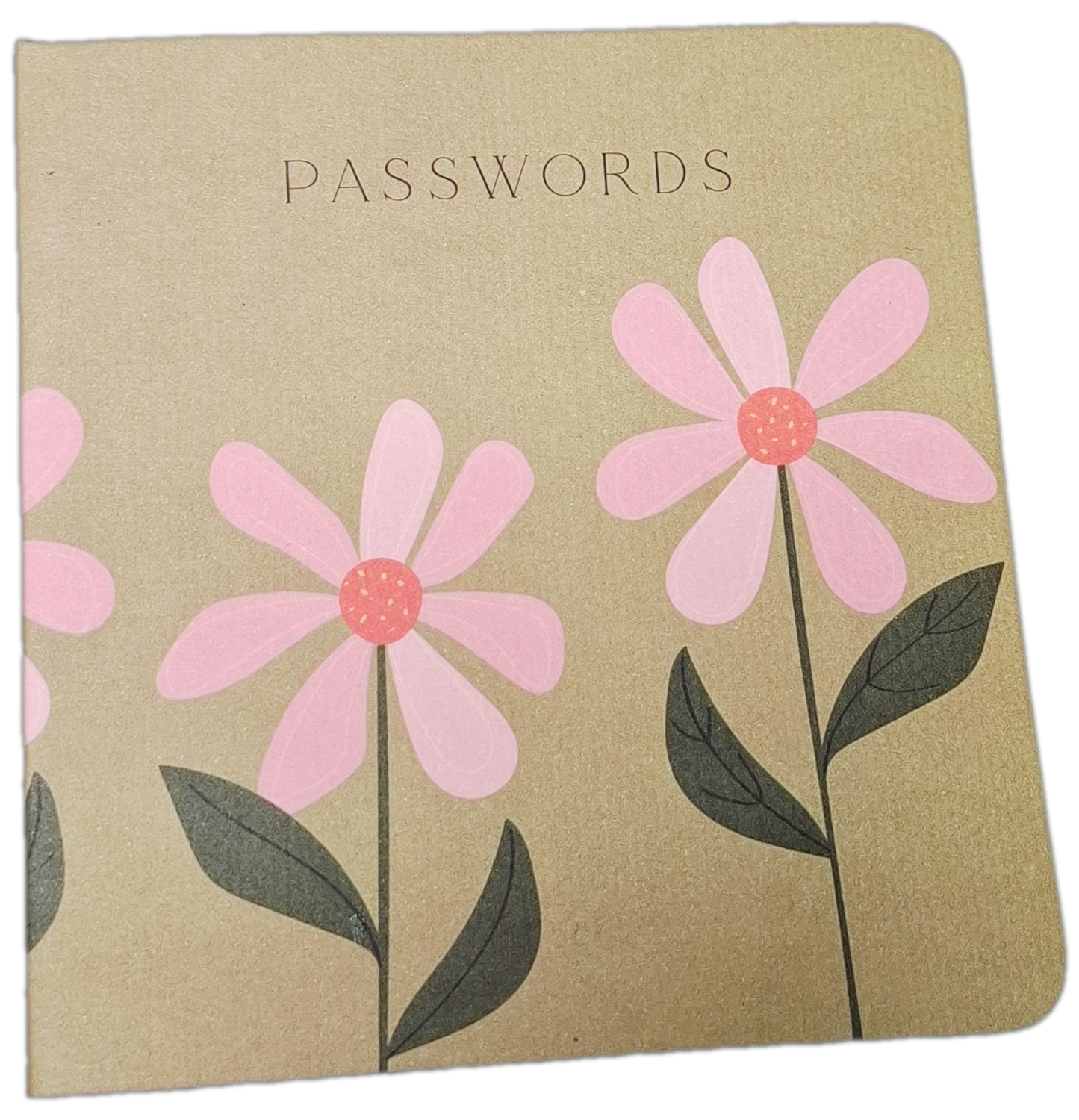 Belly Button Daisy Password Notebook