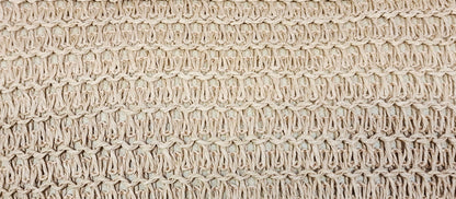 Summer Textured Straw Clutch with Floral detail
